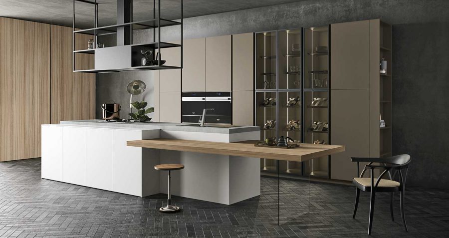 COCINA CON BARRA COMEDOR